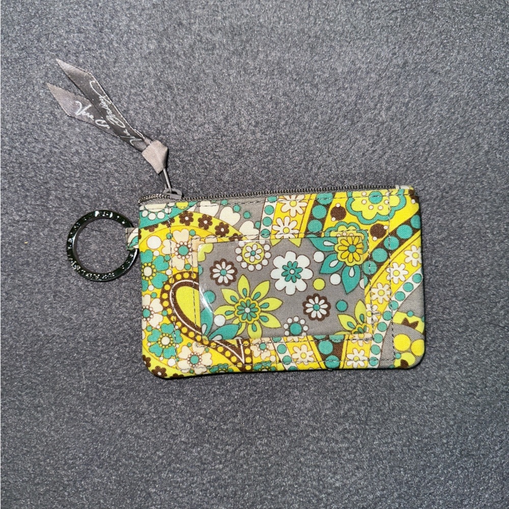 Vera Bradley Lemon Parfait Lot - Tote, Wallet, Cosmetic, ID Zip - Picture 8 of 9